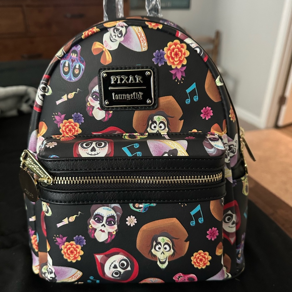 Loungefly Pixar Coco Backpack - Colorful Design